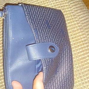 Nautical Front Pocket Tab Wristlet